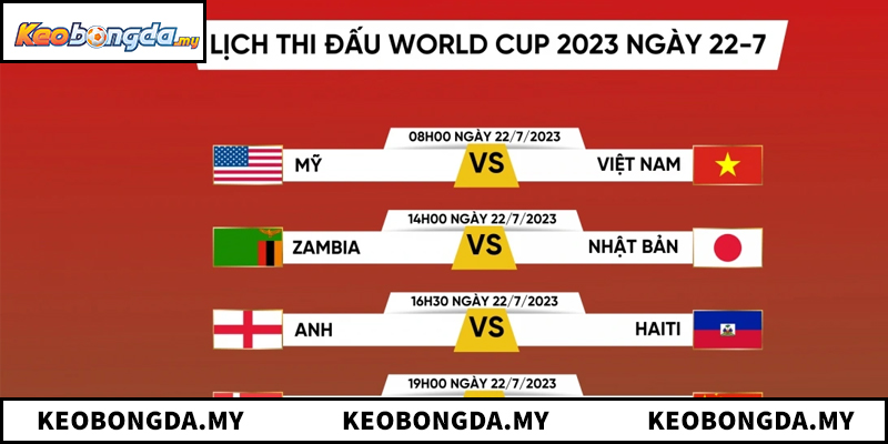 Tổng quan về hệ thống lịch thi đấu